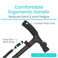 Adjustable Folding Walking Cane with LED Light – Self-Standing Quad Base & Ergonomic Handle