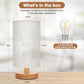 9-Inch Bedside Table Lamp with Inline Switch and 3000K A15 LED Bulb