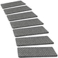 Non-Slip Carpet Stair Treads, 30 x 9.5 Inch Self-Adhesive Washable Indoor Stair Mats for Wooden Steps, Multiple Pack Sizes