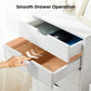 7-Drawer Rolling Storage Cabinet with Wheels, Wooden Chest Dresser & Mobile File Organizer for Bedroom, Office & Living Room