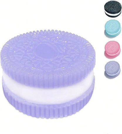2-Pack Handmade Blue Silicone Taba Squishy Toys, Sticky Sensory Fidgets & Collectible Decor