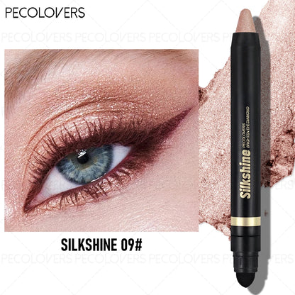Sparkling Eyeshadow Stick, Waterproof Long-Lasting Shimmer Eye Makeup Pencil