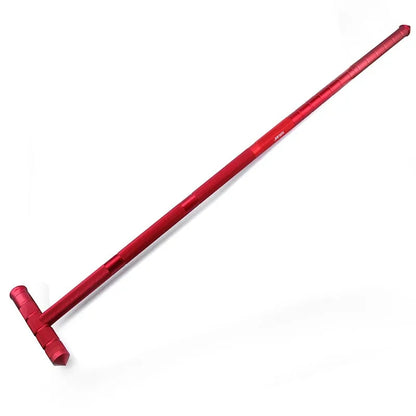 Aluminum Alloy Multifunctional Trekking Pole with T-Handle & Detachable Accessories