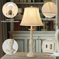 28.5-Inch Rustic Farmhouse Table Lamps, Set of 2, for Living Room and Bedroom