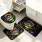 Halloween Witch Bathroom Rug Set, Non-Slip Absorbent Bath Mat with Toilet Lid Cover & U-Shaped Contour Rug, I Smell Children Print
