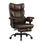 Big & Tall Executive Office Chair with Footrest, High Back 155° Reclining Desk Chair with Adjustable Armrests & Lumbar Support