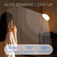 Rechargeable LED Motion Sensor Night Light, USB Round Energy-Saving Wall Lamp for Bedroom, Hallway & Bathroom