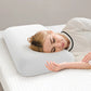 Memory Foam Neck Pillow, Standard Size Bed Pillow with Ventilated Cooling Design & Removable Washable Cover