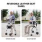 Adjustable Two-Arm Support Walker for Seniors – Foldable Mobility Walking Aid with Wheels