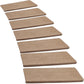 Non-Slip Carpet Stair Treads, 30 x 9.5 Inch Self-Adhesive Washable Indoor Stair Mats for Wooden Steps, Multiple Pack Sizes
