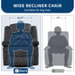 360° Swivel Rocking Recliner Chair with Cup Holder, Oversized Corduroy Glider Lounge Chair for Living Room & Nursery