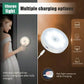 3-Color Motion Sensor Night Light, Auto On/Off Daylight Sensor, Magnetic Hanging LED Lamp for Home Safety