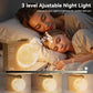 Sunrise Alarm Clock for Heavy Sleepers with Moon Night Light, 10 Light Effects, 30/60/90-Minute Timer for Bedroom