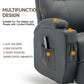 360° Swivel Rocking Recliner Chair with Massage & Heat – Manual Lounge Chair with Remote Control & Cup Holder