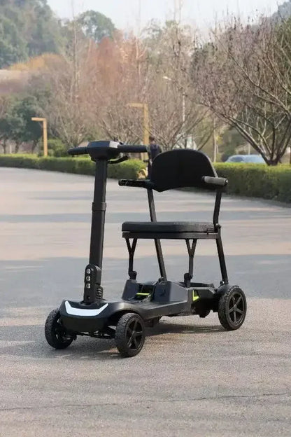 16KG Ultra-Light Foldable 4-Wheel Electric Mobility Scooter – 270W, Up to 25-Mile Range
