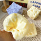 7cm Square Cheese Squishy Shell, 1-Piece Unfilled TPR DIY Squeeze Toy for Teens