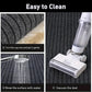 Large Striped Non-Slip Floor Mat, Waterproof Stain-Resistant Easy-Clean Entrance Rug for Hallway, Kitchen & Bathroom