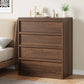 4-Drawer Wooden Nightstand with Large Storage, Modern Bedside Table & End Cabinet for Bedroom, Living Room & Entryway
