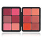 12-Color Cream Blush Palette, Matte & Shimmer Finishes, Blendable Long-Lasting Cheek Color