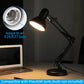 Adjustable LED Architect Desk Lamp with Flexible Folding Metal Arm for Reading and Home Office