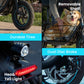 Foldable Electric Scooter for Adults with Pet Basket, 3 Riding Modes, Up to 20-Mile Range, 18.6 MPH