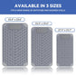 Non-Slip Bathtub & Shower Mat 27.5x15.7 Inch, Beige Foot Scrubber Bath Mat with Suction Cups & Drain Holes, Machine Washable