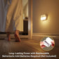Motion Sensor LED Step Lights, 4-Pack, Battery Operated, Wireless Indoor Stair Lights, Warm White 3000K