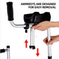 Adjustable Two-Arm Support Walker for Seniors – Foldable Mobility Walking Aid with Wheels