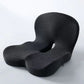 Contoured Ergonomic Lumbar Support Seat Cushion – Soft Pressure Relief Chair Pad with Washable Cover for Office, Home & Long Sitting