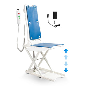 Electric Floor Lift Chair for Seniors, 45° Tilt Patient Lift Assist Device, Portable Floor Recovery Chair, 310 lb Capacity