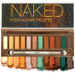 12-Color Pearlescent Shimmer Eyeshadow Palette with Mirror, Waterproof, Long-Lasting Eye Makeup