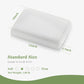 2-Pack Standard Size Memory Foam Neck Pillows with Ventilated Cooling Design & Removable Washable Covers