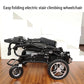 Lightweight Folding Electric Wheelchair for Adults Stair Lift Climbing & Rehabilitation Therapy Supplies