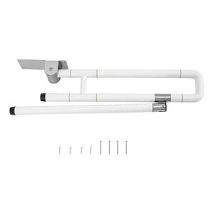 Foldable Toilet Grab Bar – Wall-Mounted Drop-Down Safety Rail with Non-Slip Support Handle