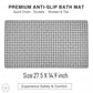 Cartoon Non-Slip Bathtub & Shower Mat 27x15 Inch, Large Machine Washable Bath Mat for Kids, Babies & Toddlers