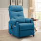 Compact Power Recliner Chair with Wheels & USB Ports, Electric Reclining Chair for Small Spaces, Living Room, Bedroom & Office