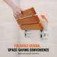 20" Folding Teak Shower Seat – Wall-Mounted Fold-Down Bath Bench, Space-Saving Design, 440 lb Capacity