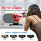 8.8-Inch LED Projection Alarm Clock with 180° Projector, Mirror Display, Dual Alarms, Snooze, Temperature & USB Charging