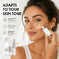 2-in-1 Color-Changing Foundation & Concealer Stick with Makeup Brush, Full Coverage Waterproof Formula