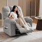 Power Lift Recliner Chair with Massage & Heat, Extra-Wide 360° Swivel Rocker with Adjustable Headrest, Footrest & Side Pockets