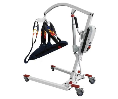 Foldable Electric Patient Hoist with Sling and Adjustable Height