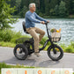 1200W Folding Electric Tricycle for Adults, 748.8Wh Removable Battery, 18"×3" Fat Tires, Step-Through, Up to 60-Mile Range