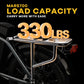 1000W Folding Electric Bike for Adults – 48V 20.8Ah Removable Battery, 20" Fat Tires, Front Suspension & Rear Rack