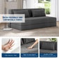 4-in-1 Folding Sofa Bed – Convertible Corduroy Loveseat Sleeper Couch with Pillow, Space-Saving Fold-Out Chair Bed