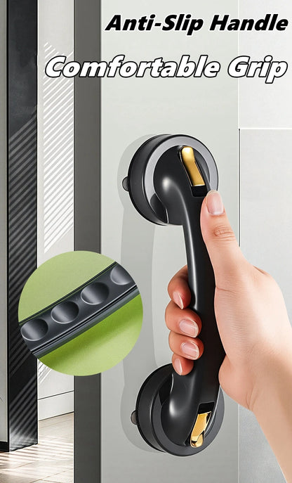 Suction Shower Grab Bar – Bathroom Safety Handle for Bathtub, Seniors & Elderly