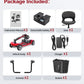 4-Wheel Foldable Electric Mobility Scooter for Adults, 20Ah Battery, 360° Swivel Seat, Solid Tires, Red