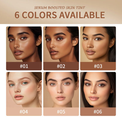 Serum-Boosted Foundation Stick, Silky Moisturizing Skin Tint Balm, Medium Coverage & Natural Finish