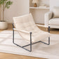 Upholstered Accent Chair with Metal Frame – Soft Cushioned Armchair for Living Room, Bedroom & Reading Lounge