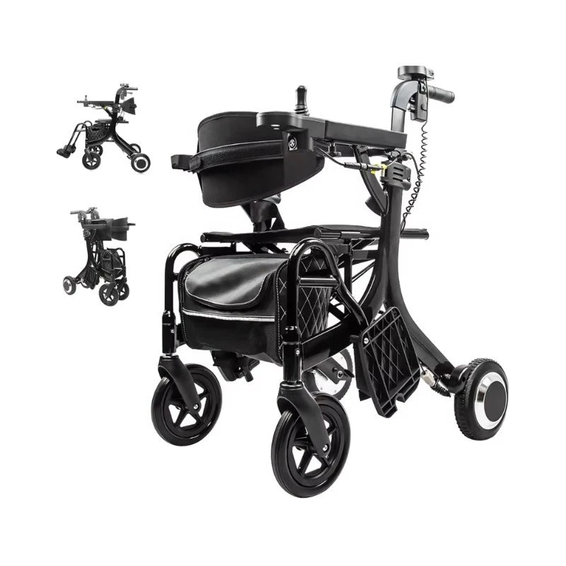 Electric Wheelchair Lightweight Rollator Walker Seniors Mobility Scooters