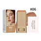 2-Piece Serum-Boosted Skin Tint Foundation Stick Set, Smooth High Coverage Concealer, Travel Makeup
